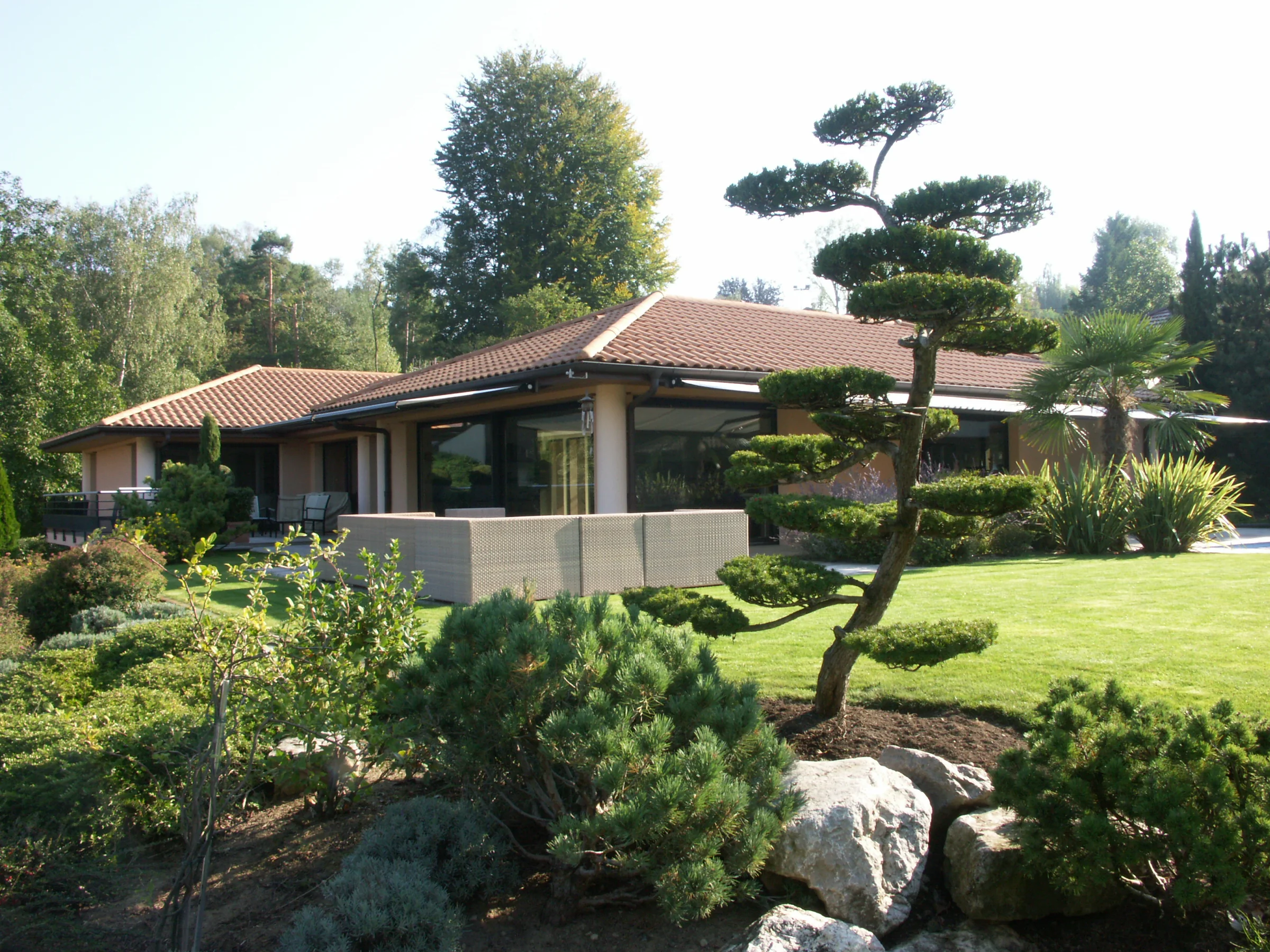 Les Roseaux — villa de plain-pied et jardin paysager